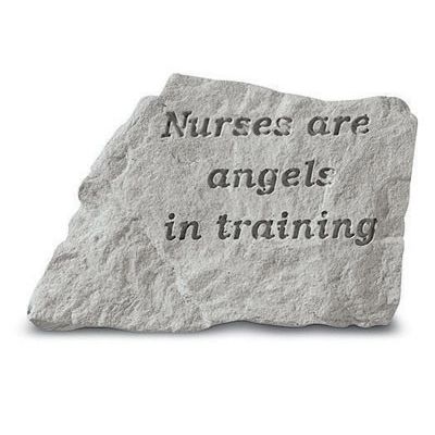 Nurses Are Angels All Weatherproof Cast Stone - 707509726201 - 72620