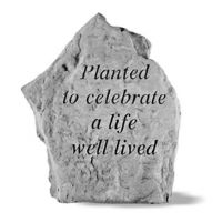 Planted To Celebrate... All Weatherproof Cast Stone