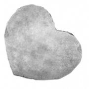 Small Heart Cast Stone Plaque Memorial