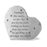 Small Heart Perhaps The Stars In The Sky... Weatherproof Cast Stone