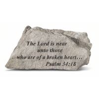 The Lord Is Near Unto Those... All Weatherproof Cast Stone
