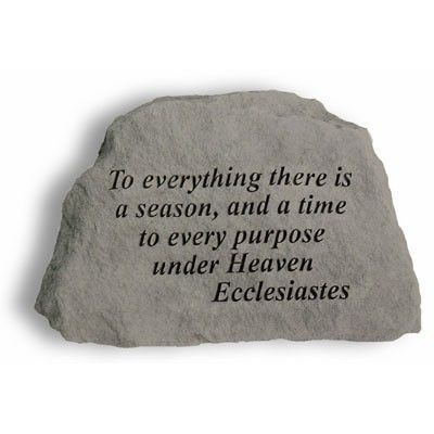 To Everything There Is A Season... All Weatherproof Cast Stone - 707509414207 - 41420