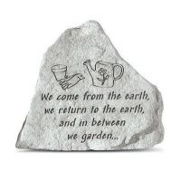 We Come From The Earth... Decorative Weatherproof Cast Stone