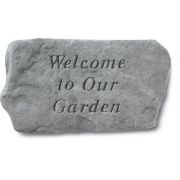 Welcome To Our Garden All Weatherproof Cast Stone