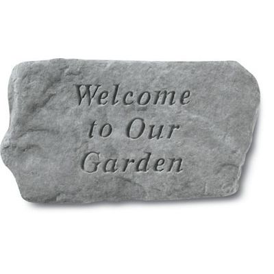 Welcome To Our Garden All Weatherproof Cast Stone - 707509614201 - 61420