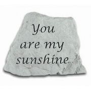 You Are My Sunshine Decorative Stone All Weatherproof Cast Stone