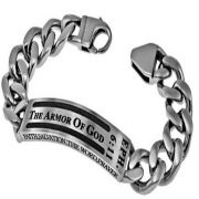 Men's Cable Christian Jewelry Bracelet