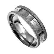 Women's Silver Champagne Christian Jewelry Ring