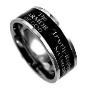 Men's Deluxe Scripture Christian Jewelry Band Ring