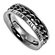 Women's Chain Christian Jewelry Ring