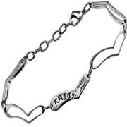 Women's Heart Link Christian Jewelry Bracelet
