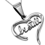 Women's Handwriting Heart Christian Jewelry Necklace