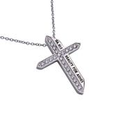 Women's Katana Christian Jewelry Cross Necklace