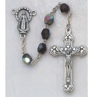 6mm Ab Garnet/jan Rosary -