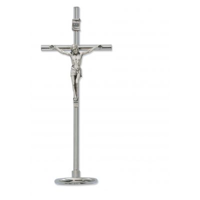 6.5 inch Standing Metal Crucifix 735365529247 - 133-32