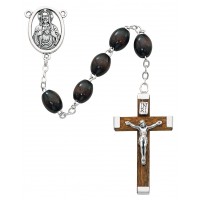 6x8mm Brown Wood Rosary