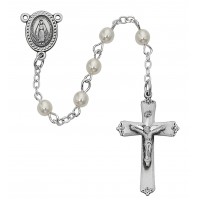 3mm Pearl Rosary