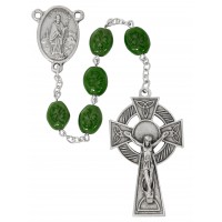 8x11mm Oval Green Shamrock Ry