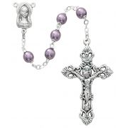 7mm Amethyst Pearl Rosary