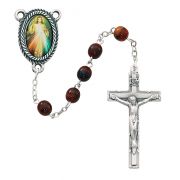 6mm Red Divine Mercy Rosary -