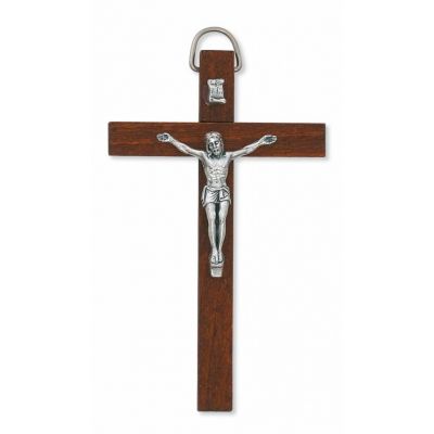 4 inch Dark Brown Crucifix 735365607914 - 94-24