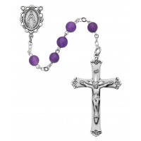 6mm Genuine Amethyst Rosary