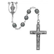 7mm Imitation Hematite Rosary