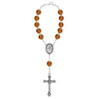 Topaz/November Auto Rosary