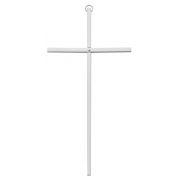 8 inch Plain Silver Cross