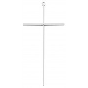 8 inch Plain Silver Cross