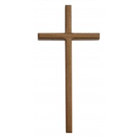10" Beveled Walnut Cross