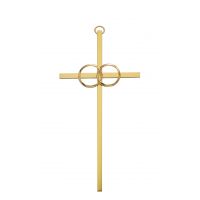 10 inch Cana Wedding Cross Gold
