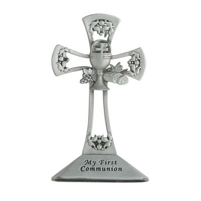 4 inch Pewter Standing First Communion & Gift Box 735365556038 - 75-23