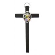 6" Black Wood Communion Cross