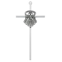 6 inch Silver Confirmation Cross