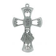6" Pewter Gifts Of The Spirit - Wall Cross