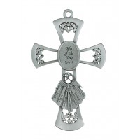 6" Pewter Gifts Of The Spirit - Wall Cross
