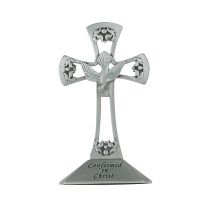 4 inch Pewter Standing Holy Spirit Cross