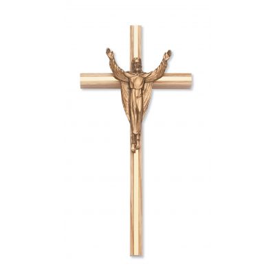 10 inch Oak Risen Crucifix - 735365134779 - 79-02407