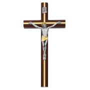 10 inch Cherry Crucifix Gold Inlay & Gift Box