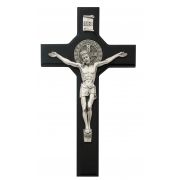10.5" Black St. Benedict Crucifix