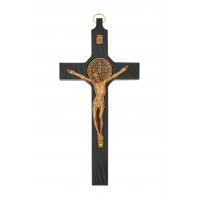 8" Bk/copper St Benedict Cruc