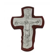 5 1/2 inch Cherry Trinity Crucifix