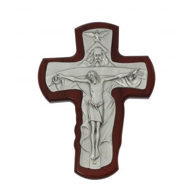 5 1/2 inch Cherry Trinity Crucifix - 735365952519 - 80-140