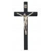 10" Black Wall Crucifix