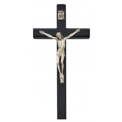 10" Black Wall Crucifix - 735365509591 - 80-184