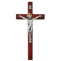 10" Cherry Wall Crucifix