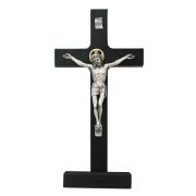 8 inch Black Standing Crucifix