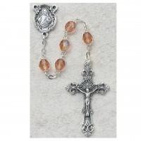 6mm Rose/october Rosary