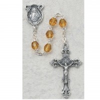 6mm Topaz/november Rosary